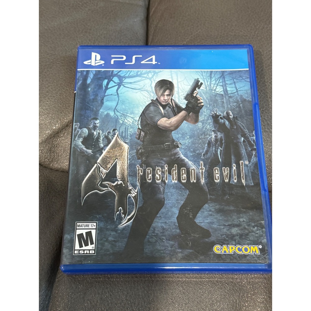 Resident Evil 4 Sony PlayStation 4 PS4 Capcom Survival Horror Game Disc Clean